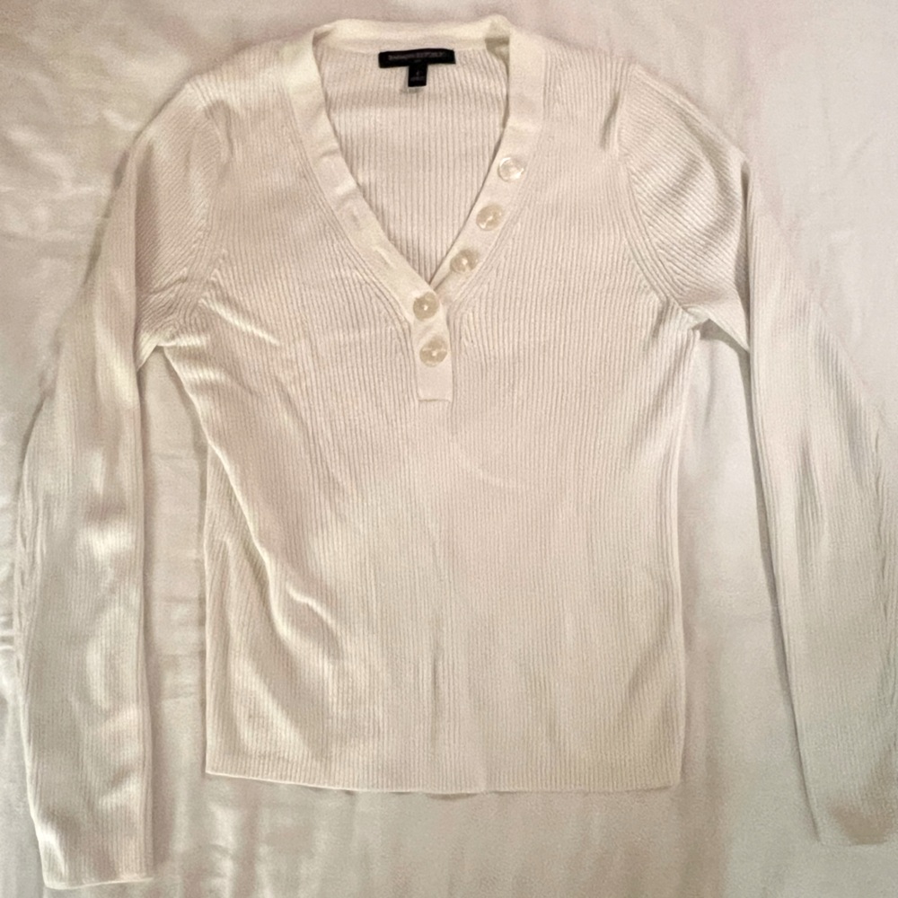 Banana Republic ribbed Henley